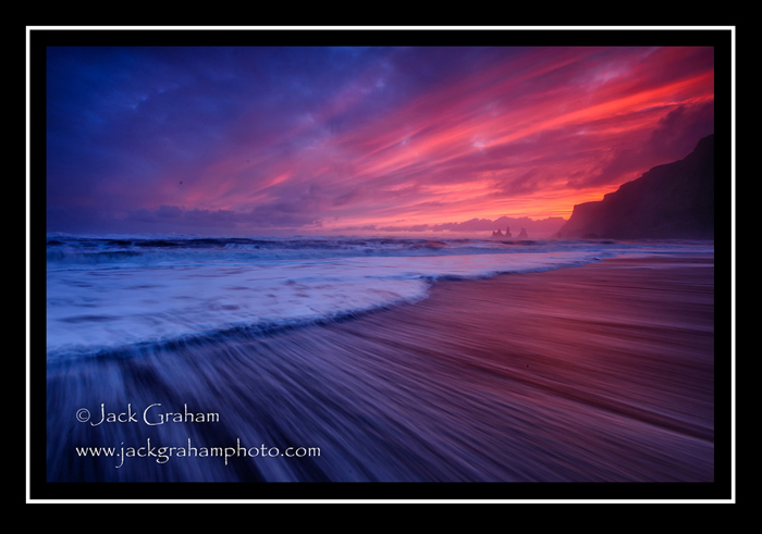 Sunset, Vik Iceland